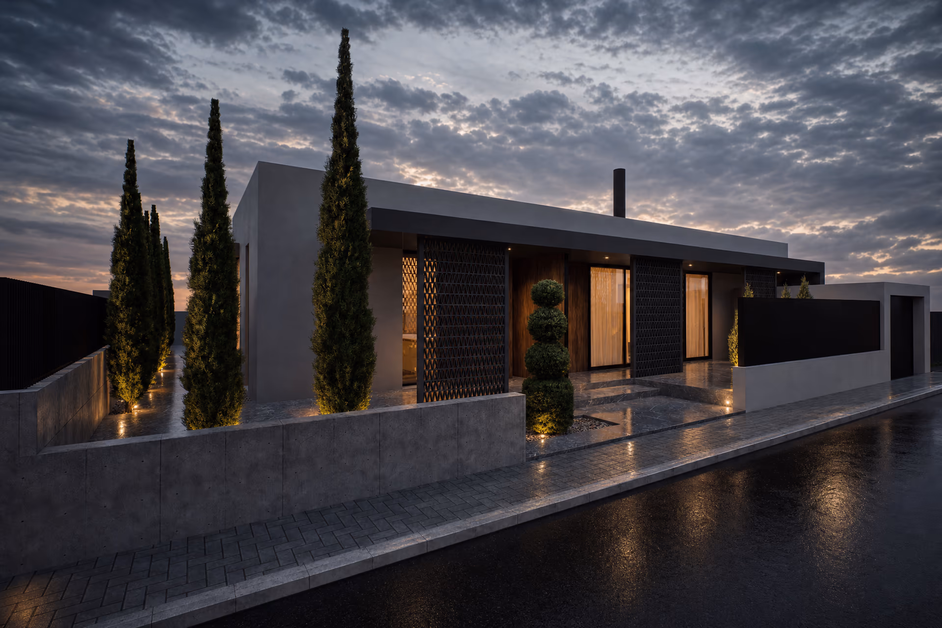 U Shaped Villa